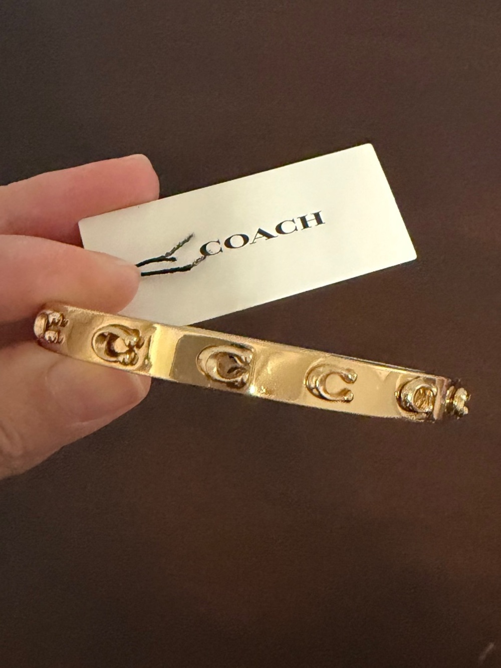 Coach bangle